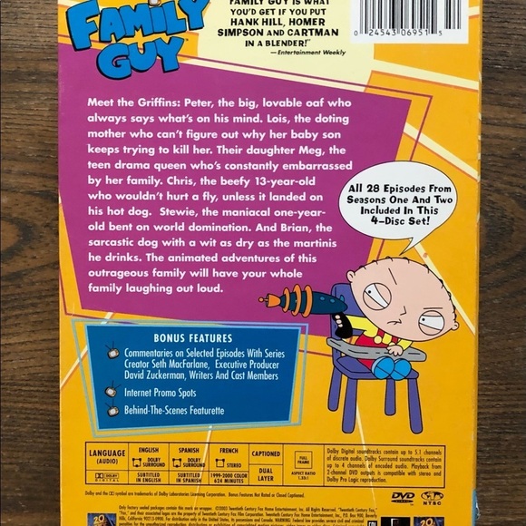 HOST  PICK Family Guy Volume One And Two And Blast Trivia Game - Picture 5 of 8